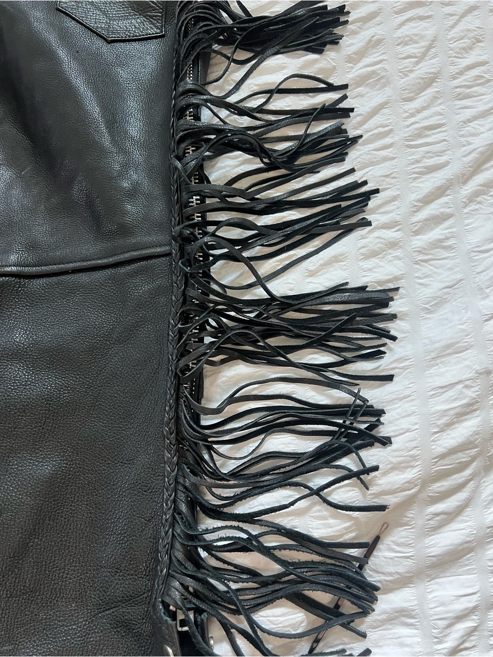 Leather Mill Arizona Matching Jacket & Chaps Set — Size L/M - Picture 6 of 16